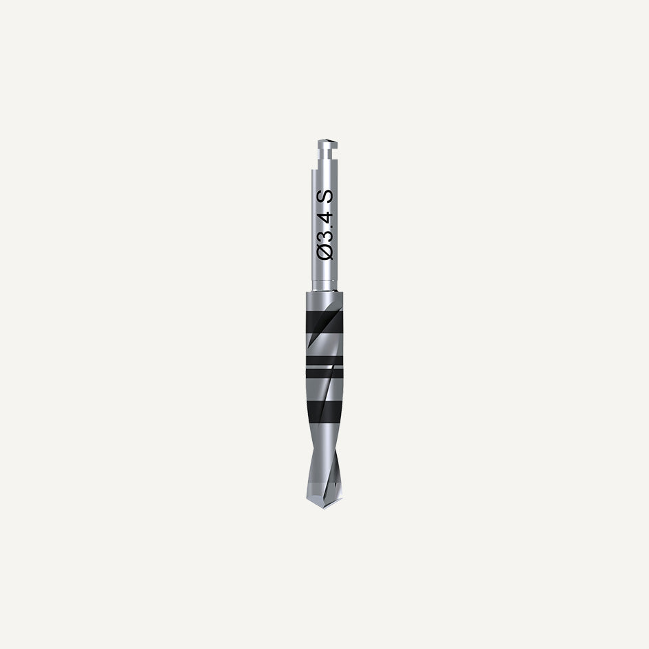 Twist Drill, Straight ∅3.4 × 7 – 17 mm